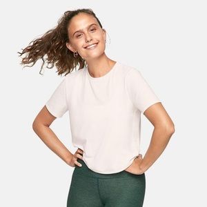 Outdoor Voices Light Shortsleeve Tee in Oatmeal